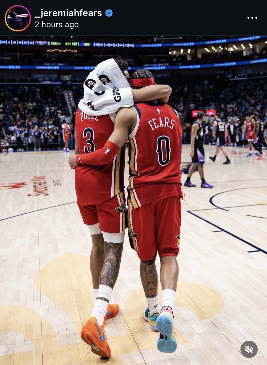 PooleMuse's tweet image. Jeremiah Fears showing love to Jordan on IG🤿