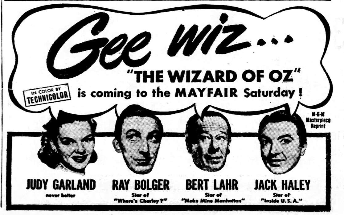 TheJudyRoom's tweet image. Check out The Judy Room’s Spotlight on "The Wizard of Oz" at thejudyroom.com/filmography/th…

#judygarland #thejudyroom #wizardofoz #oz #mayfairtheater