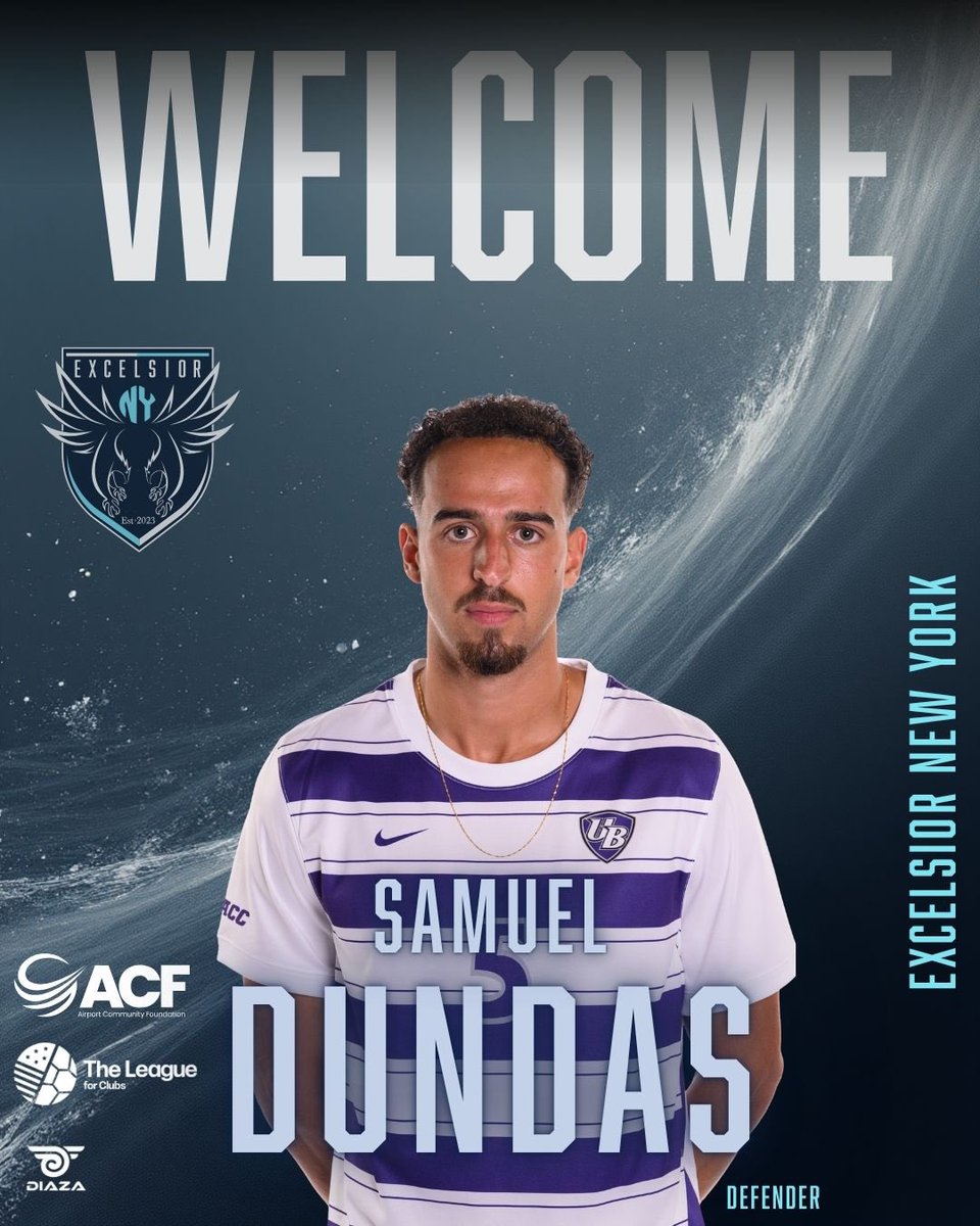 ExcelsiorNYAC's tweet photo. โ New Faces. One Mission.๐๐ฝ
Join us in welcoming our newest additions to Excelsior NY:
โข Alejandro Pino, Defender, @LIUMSOC
โข Samuel Dundas, Defender, @UBMSoccer
The squad just got stronger ๐ช Welcome Boys! ๐ฅ
#WelcomeAlejandro #WelcomeSamuel https://t.co/ADdSxjYQ4N