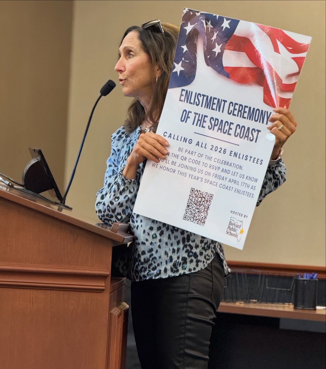 SpaceCoastYR's tweet photo. 🚨 SCYR-ENDORSED Republican School Board Candidate, Tammy Dennis, speaking at Melbourne City Council tonight!

We’ll be helping her with petitions this Saturday — if you live in her district, reach out to fill one out! 📝 https://t.co/ZXqqvTRaeM