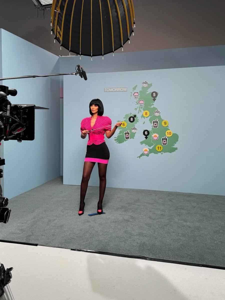 And now for the weather. 😘