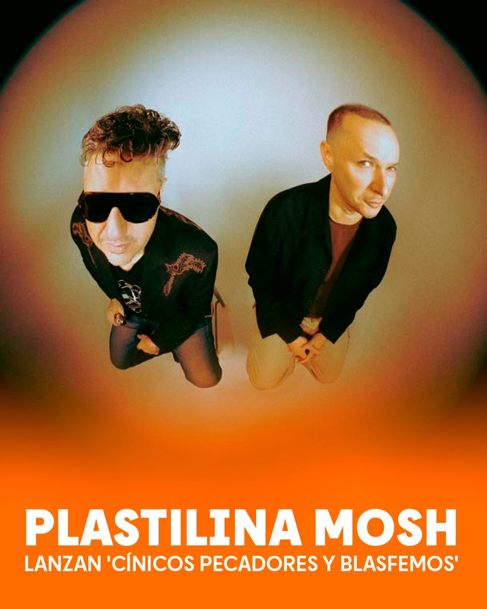 morefmon's tweet photo. 🎛️🔥 Plastilina Mosh acaba de estrenar “Cínicos Pecadores y Blasfemos” y su regreso suena a renacimiento total. 

Este nuevo materialconfirma que lo suyo no era solo nostalgia: siguen mutando, mezclando y rompiendo el molde como siempre 🎚️✨

Más info ➡️ https://t.co/pJ4WEZRccE https://t.co/htfIAE6nhK