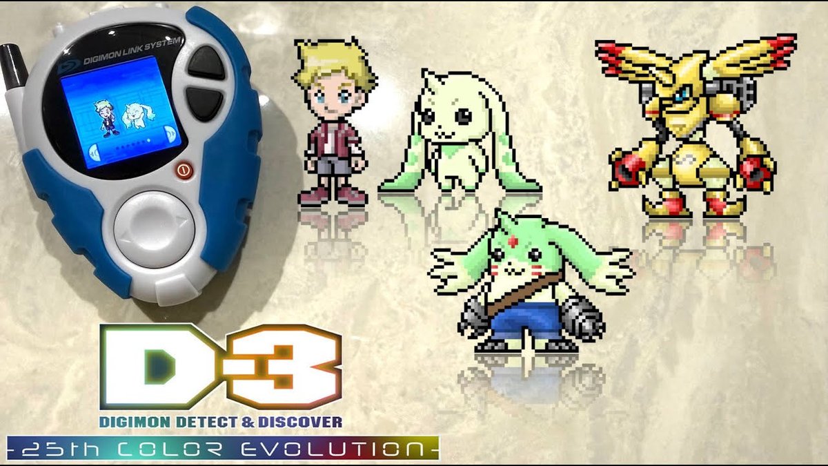 ryomaekudo's tweet image. Willis &amp;amp; Terriermon showcase 🐰
From Gargomon to Gold Rapidmon—check out all evolutions, sprites &amp;amp; attacks in this D-3 25th COLOR feature!

(Also… Wallace → Willis?! 🤔)

Watch ▶️ youtu.be/q77U_YDHUa0

#Digimon #DigiviceD3 #DigimonAdventure02 #retrogaming