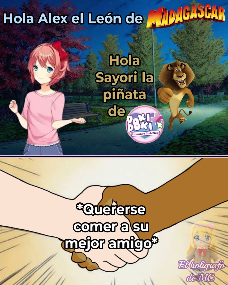 ElBoligrafoDeMC's tweet image. #DDLC #memes #Dokidokiliteratureclub