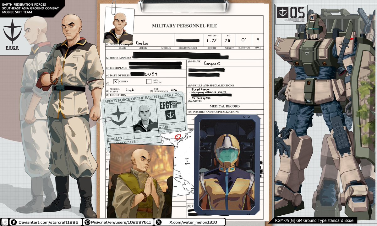 GundamBro's tweet image. UC 0079 Southeast Asia Region 3 Concept 3 by @water_melon1310!

#Gundam