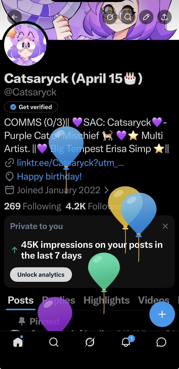 Catsaryck (April 15🎂) tweet media