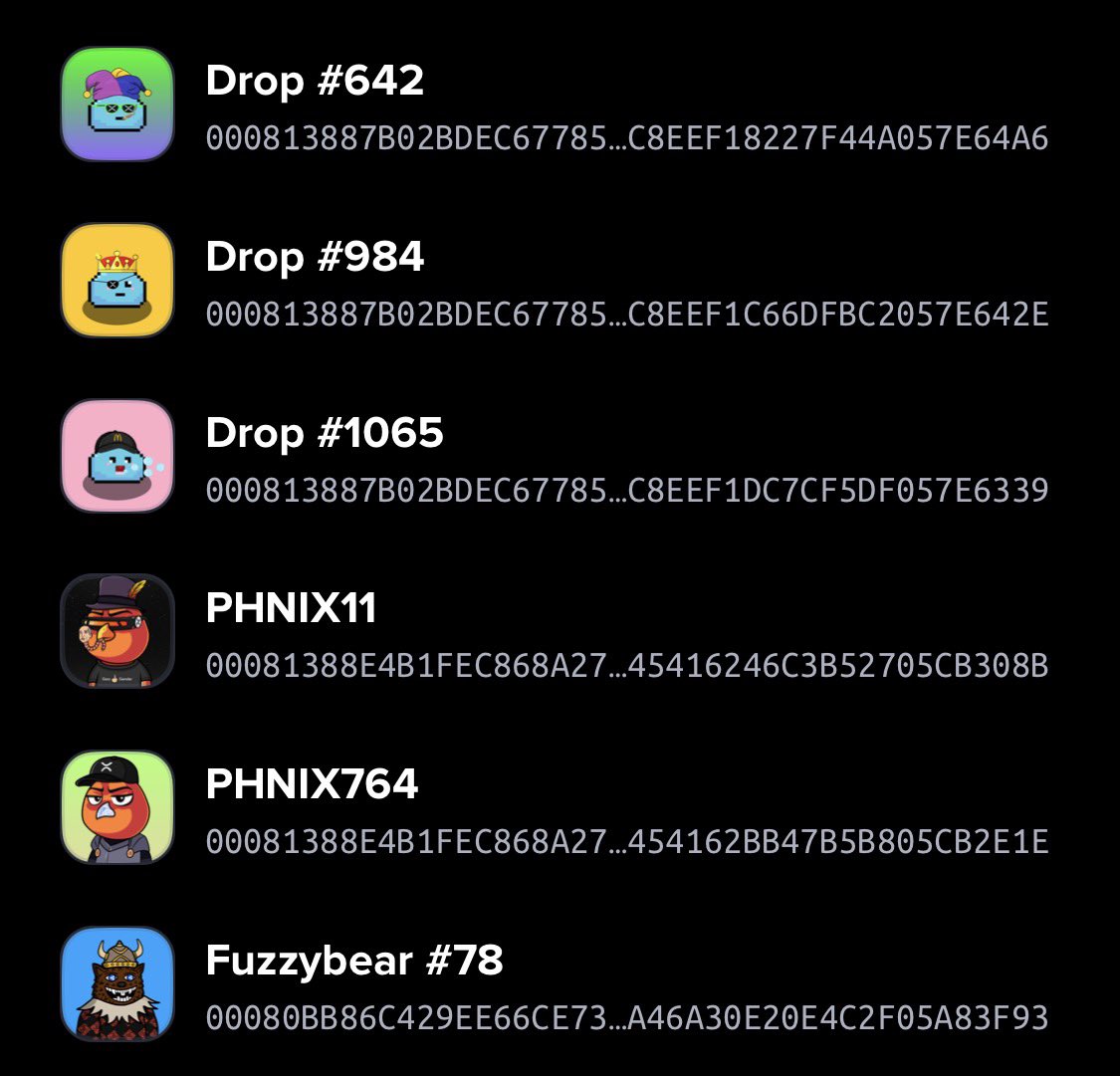 DemiGod_Crypto's tweet image. What’s up $XRP community. I grabbed a few @DropCoinXRPL $DROP CODED NFT’s and added the $DROP coin in my collection. I’ll be accumulating over the next few months🫡✅💧