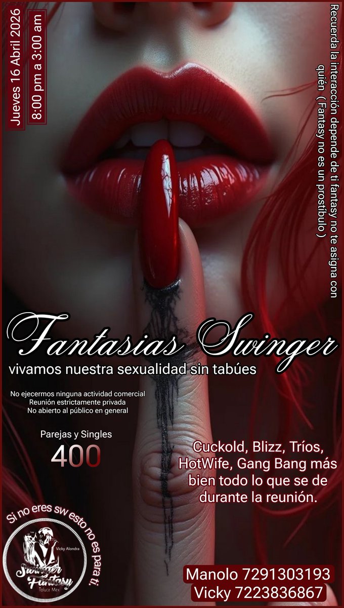 Swinger Fantasy Club Privado tweet media