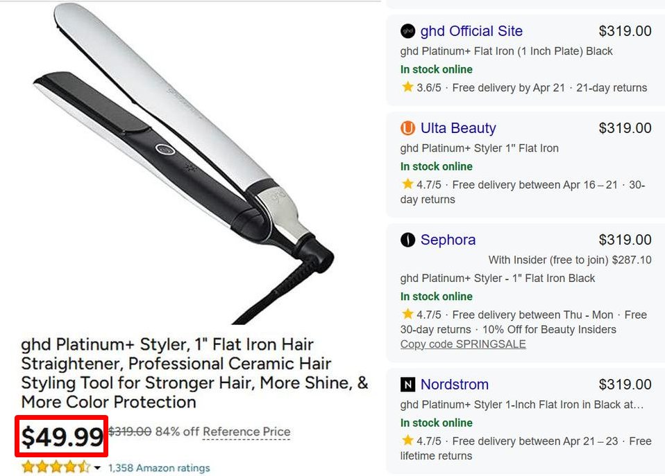 Pricerrors's tweet image. $320 FLAT IRON STRAIGHTNER FOR $50

Woot just listed this for $270 OFF

Retailers like Sephora and Ulta are selling it for full price

Free shipping for prime members - might sell out

mavely.app.link/W5FUzOaJl2b #ad