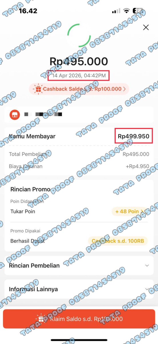 Testi Gestun 14 Apr 2026 — ★

— spaylater, gopaylater/gopaycicil, ovopaylater, danacicil
— kredivo, jenius, yupcard, allobank, credinex
— akulaku, lazada, tiktok, indodana
— credit card mandiri, bca
— dll

Contact:
📩 wa.me/6285871454519
📩 t.me/jadeta 118