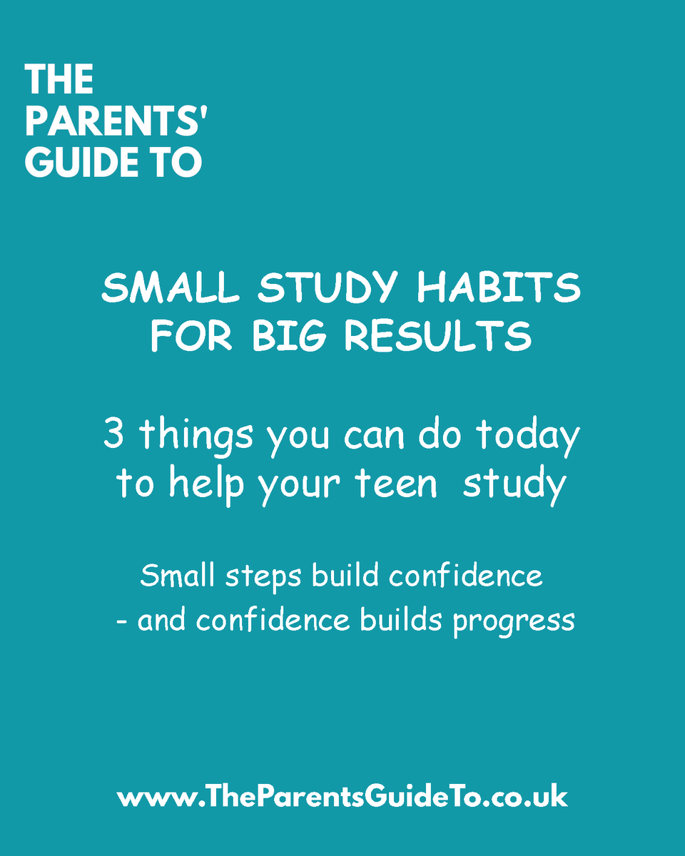Parentsguideto's tweet photo. ... help your teen study
3 small steps to help build confidence — because confidence builds progress. Follow us for more and join Parent Club for deeper support: https://t.co/ow9MvmWTtH
#TheParentsGuideTo #StudySkills #TeenSupport #RevisionHelp #StudyMotivation #ParentingTeens https://t.co/w1412kImGV