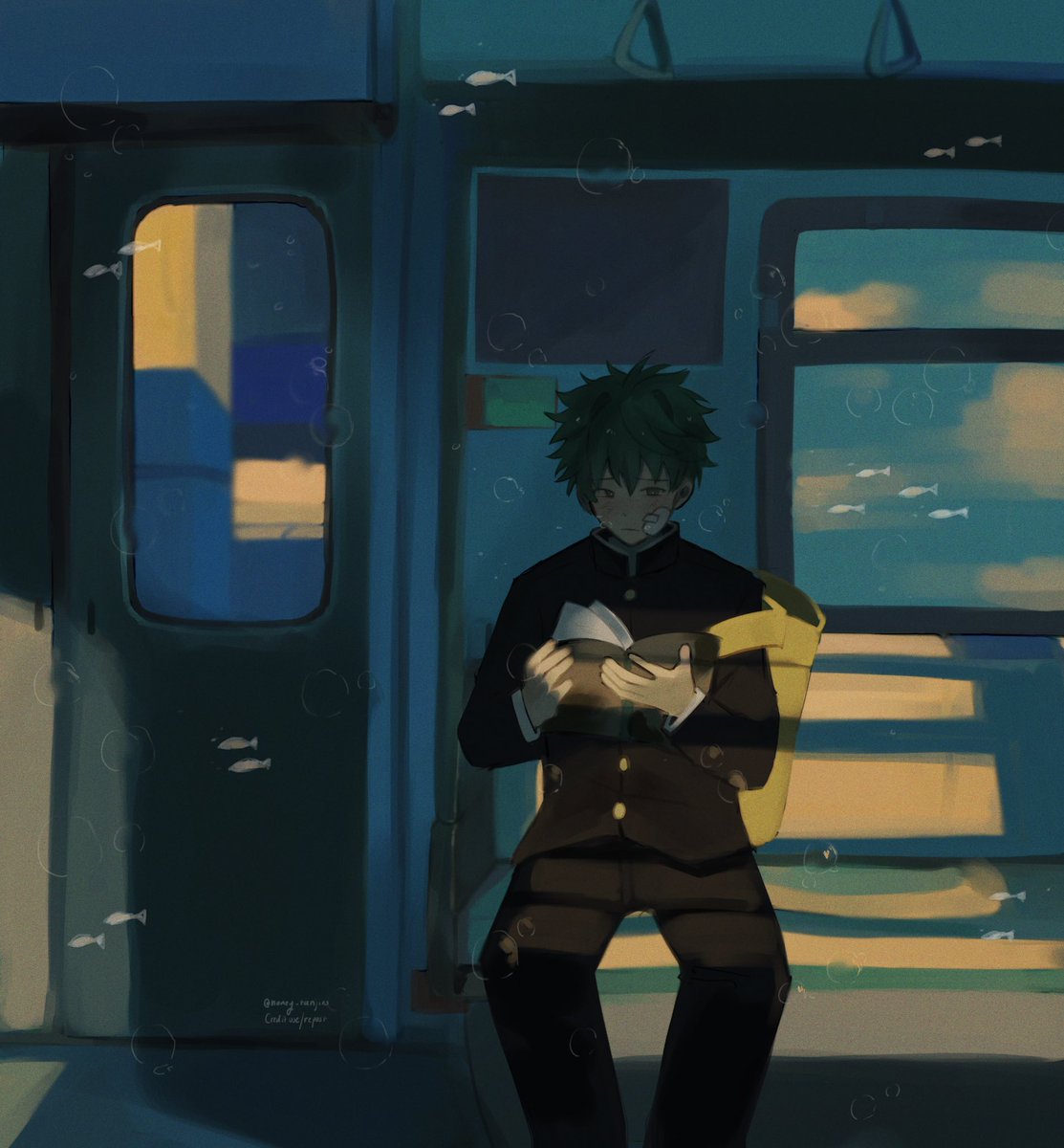 middle school Deku #izuku #mha