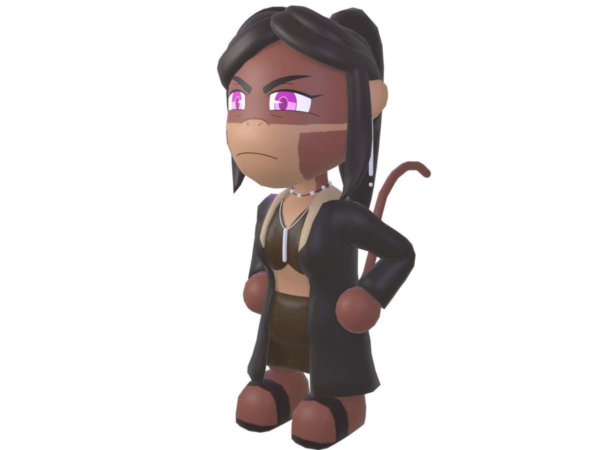 mrjeezwoods's tweet image. Little Cathy #volcalderaashfall #3dart #snootgameart #snootgamefanart #furryart