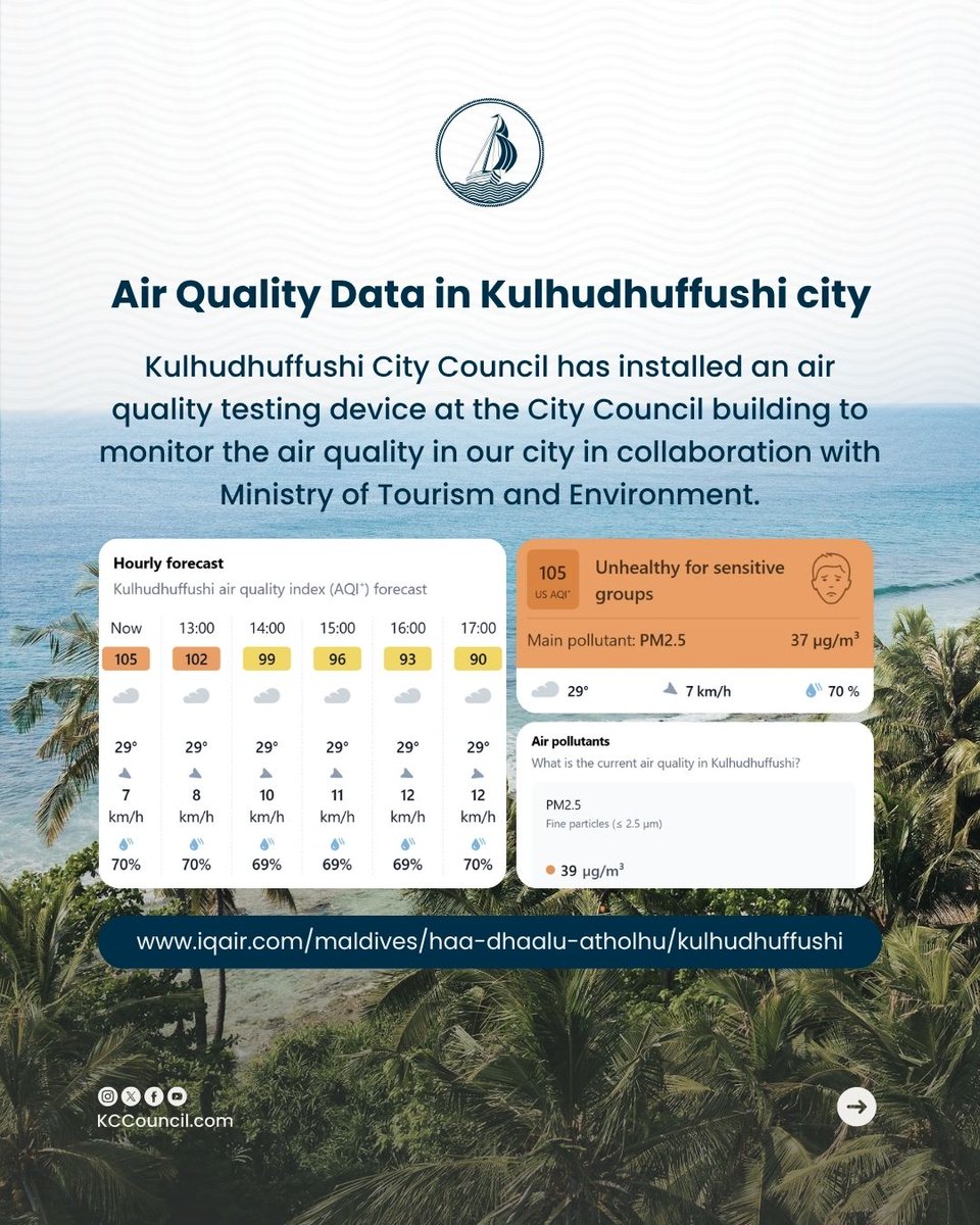 Kulhudhuffushi City Council tweet media