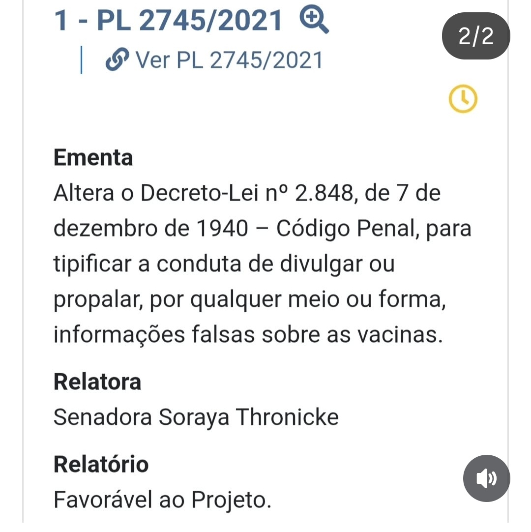 URGENTE! 📢
Daqui a algumas horas, a Senadora <a href="/SorayaThronicke/">SorayaThronicke</a> estará se colocando FAVORÁVEL  a CRIMINALIZAR quem questiona VACINAS numa reunião extraordinária no Congresso Nacional às 9 h da manhã. 15/04
Estamos numa DITADURA, Senadora?
Por que não procura os sequelados pelas