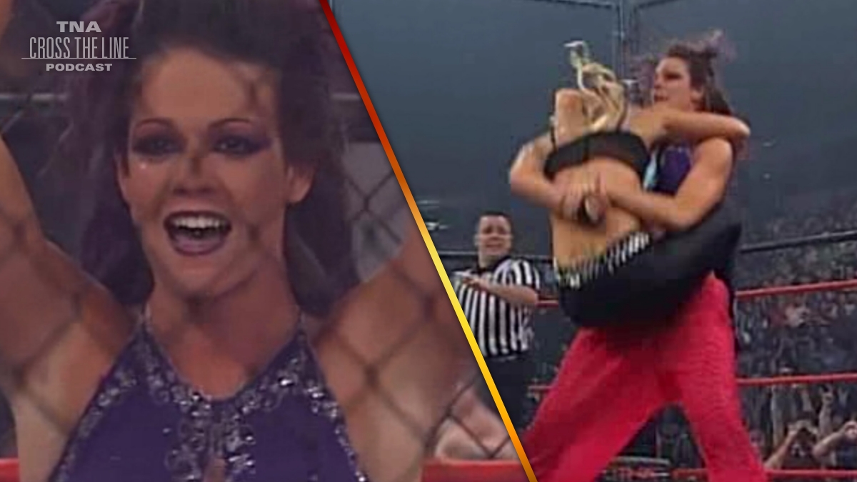 CrossTheLineTNA's tweet image. Roxxi Laveaux is the Queen Of The Cage after defeating @ActualALove at #Lockdown 2008!

Find out what else happens on this show with us!

#TNAWrestling #TNAiMPACT #Wrestling