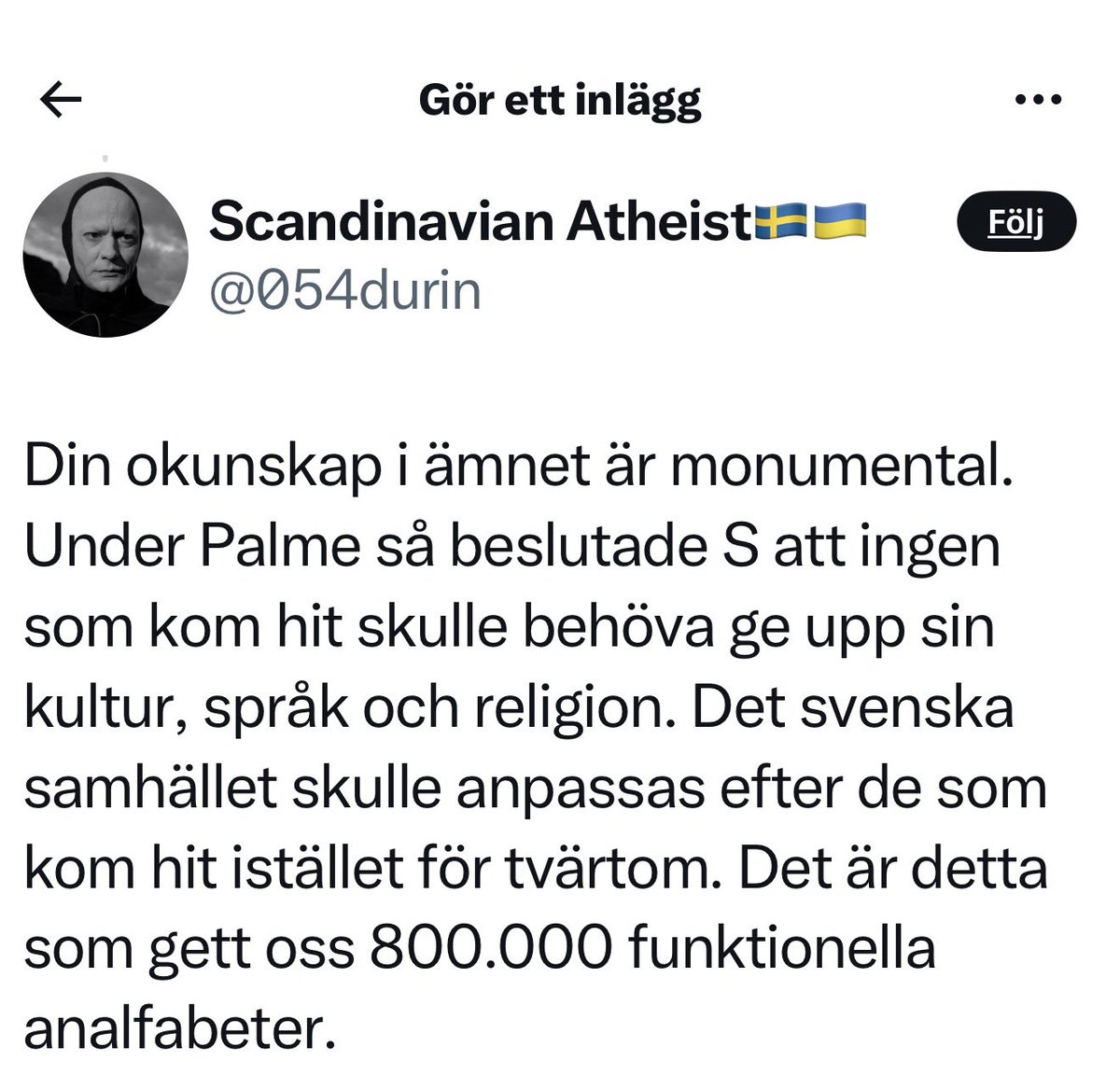 98 procent tweet media