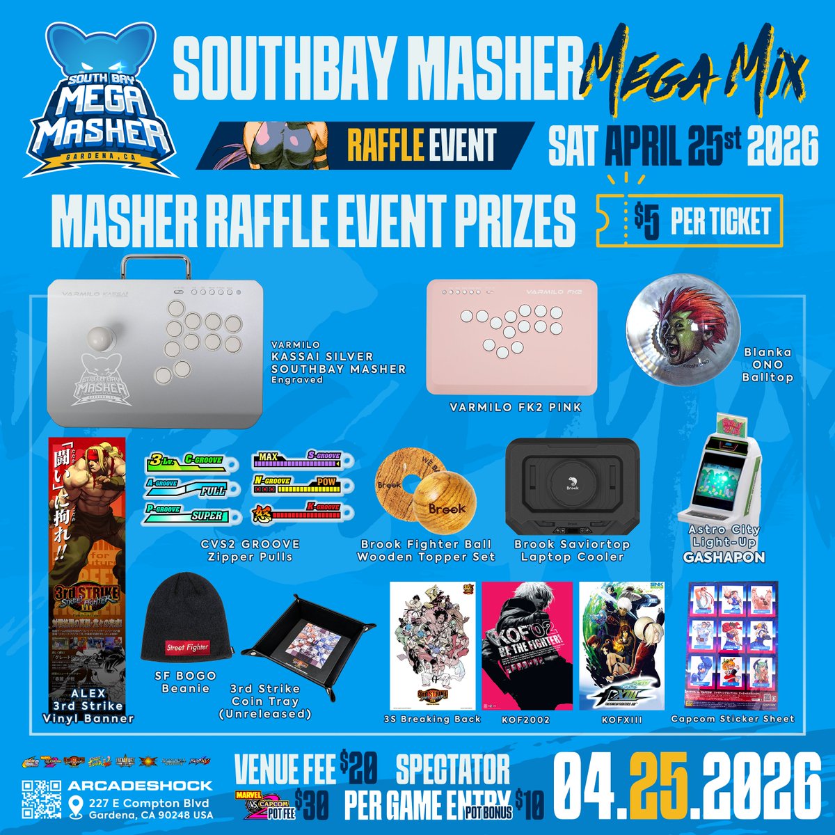 ARCADESHOCK @SOUTHBAY MEGA MIXER APRIL 25TH tweet media
