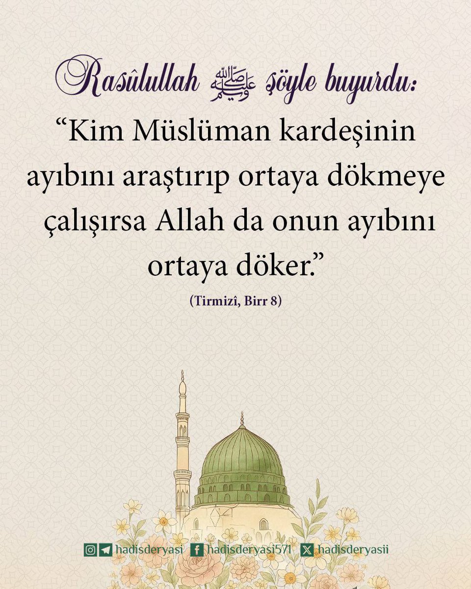 hadisderyasii's tweet photo. Hadis-i Şerif https://t.co/eCzslyDLU1
