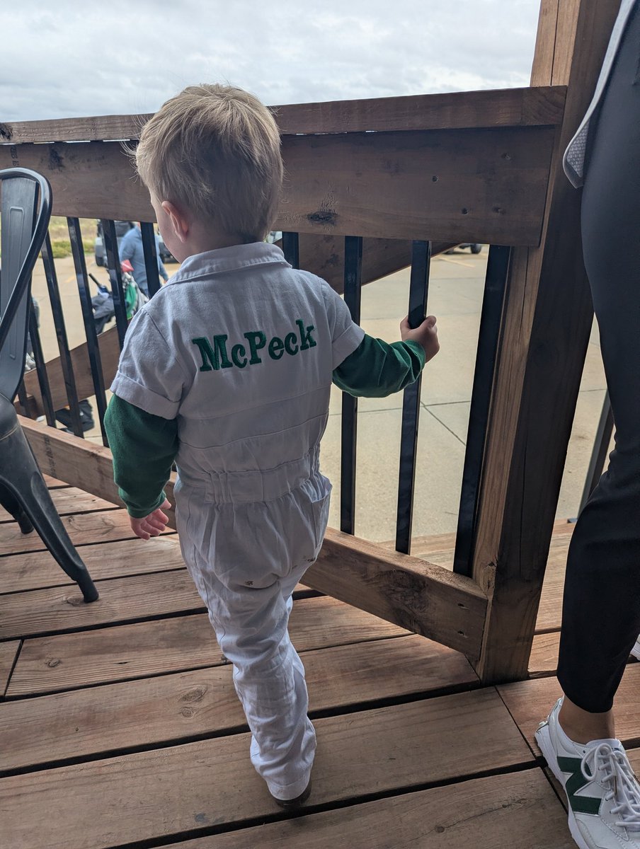 Honorable mention in the Boys division (Myhre) &amp; Girls division (Storm) for Masters Sunday outfits goes to these caddies and players! With Top Honors to our youngest Tour player... Lewey!