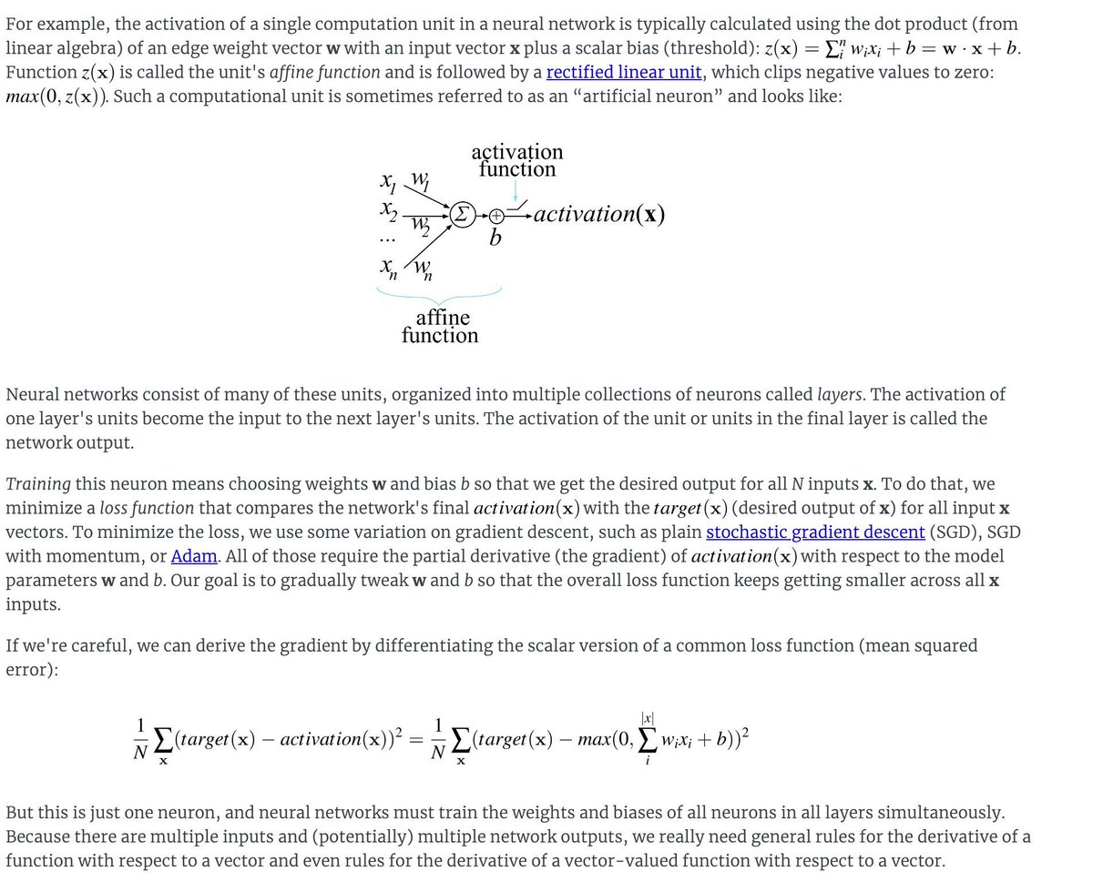 gp_pulipaka's tweet image. Practical Guide to Matrix Calculus Learning! #BigData #Analytics #DataScience #AI #MachineLearning #IoT #IIoT #Python #RStats #TensorFlow #Java #JavaScript #ReactJS #CloudComputing #Serverless #DataScientist #Linux #Mathematics #Programming #Coding #100DaysofCode