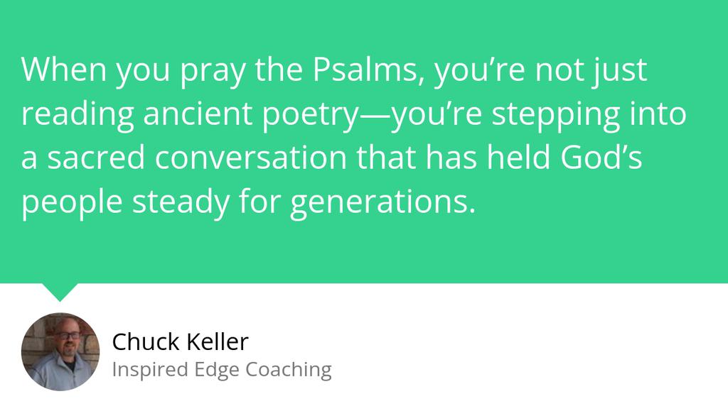 Inspired_Edge's tweet image. "When you pray the Psalms, you’re not just reading ancient poetry—you’re stepping into a sacred conversation that has held God’s people steady for generations." lttr.ai/AqI1x

#PrayingScripture #Coaching #Faith