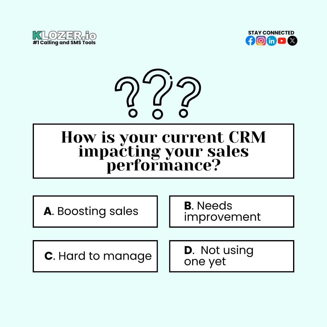 Klozer_io's tweet image. 𝐒𝐭𝐢𝐥𝐥 𝐣𝐮𝐠𝐠𝐥𝐢𝐧𝐠 𝐛𝐞𝐭𝐰𝐞𝐞𝐧 𝐭𝐨𝐨𝐥𝐬?
With 𝐊𝐥𝐨𝐳𝐞𝐫’𝐬 𝐇𝐮𝐛𝐒𝐩𝐨𝐭 𝐈𝐧𝐭𝐞𝐠𝐫𝐚𝐭𝐢𝐨𝐧, everything stays in sync - calls, contacts, and conversions.

How’s your CRM working for you? Vote below 👇

#CRM #SalesTools #HubSpot #Klozer #BPO #SalesGrowth