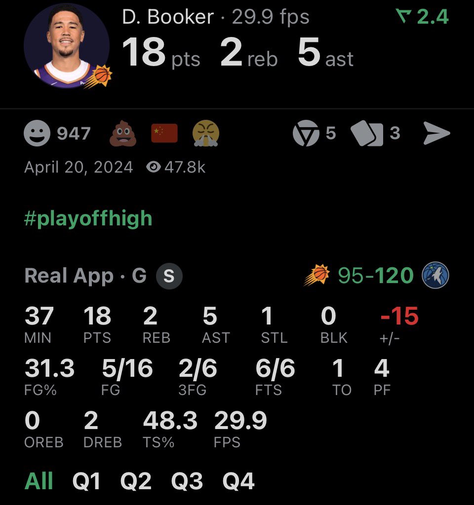 kawhi_ring's tweet image. Classic Playoff Booker game tonight 🔥🔥