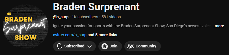 Braden Surprenant Show tweet media
