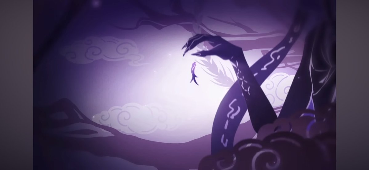 twinzie07's tweet image. parallels between Aha and Yaoshi? more likely than you think

both being depicted as bestowing “seeds” onto the mortal world

Yaoshi’s is deliberate, with a purpose to incite change, unlike Aha who does it on a whim and could not care less about what kind of fruit it bears