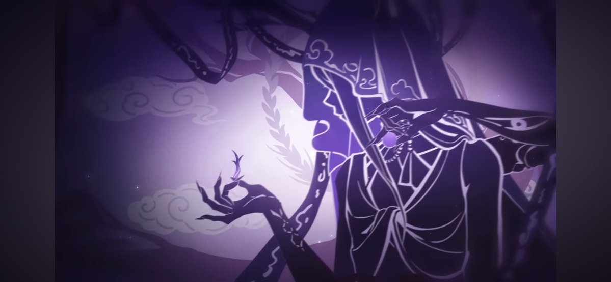 twinzie07's tweet image. parallels between Aha and Yaoshi? more likely than you think

both being depicted as bestowing “seeds” onto the mortal world

Yaoshi’s is deliberate, with a purpose to incite change, unlike Aha who does it on a whim and could not care less about what kind of fruit it bears