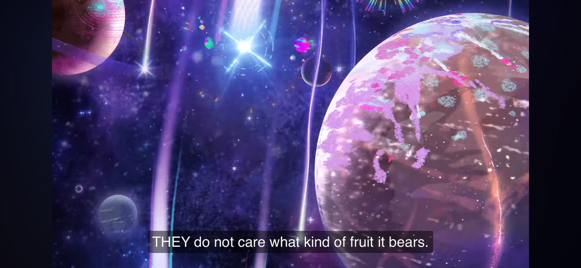 twinzie07's tweet image. parallels between Aha and Yaoshi? more likely than you think

both being depicted as bestowing “seeds” onto the mortal world

Yaoshi’s is deliberate, with a purpose to incite change, unlike Aha who does it on a whim and could not care less about what kind of fruit it bears