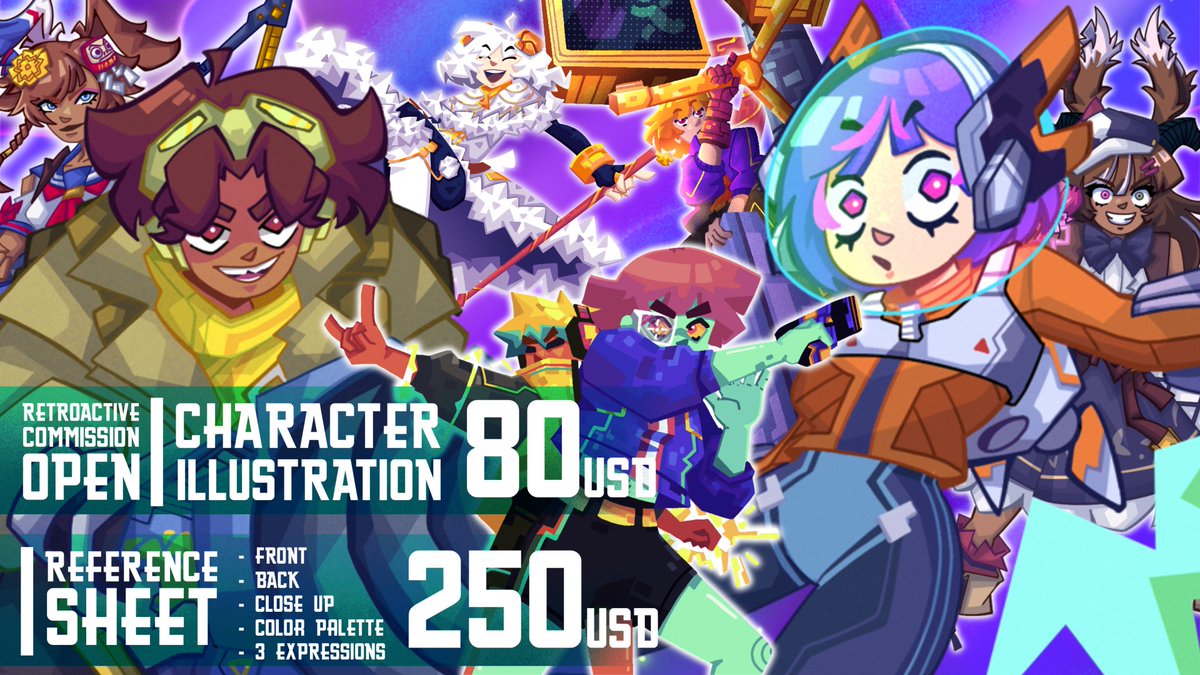 retrooactive's tweet photo. 🟣RETROACTIVE COMMISSIONS 🟣  

Reposts are appreciated!  

#Commissions are now open. If you're interested, you can contact me via dm, vgen: https://t.co/lARb45ZuCi | or email: restartsocials@gmail.com

More info and samples in the next thread 📷 ✨ https://t.co/OIEXWUi2rA