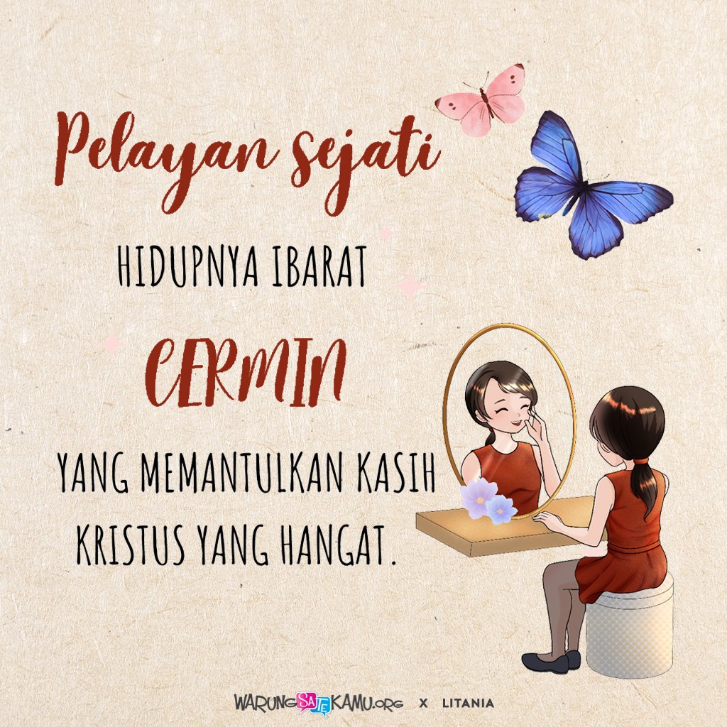 warungsatekamu's tweet image. Terima kasih, Tuhan Yesus, karena Engkau telah merendahkan diri-Mu hingga mati demi dosaku. Tunjukkanlah kepadaku bagaimana aku dapat melayani sesama dengan hati yang rela.

Kontribusi oleh Litania.

#WarungSaTeKaMu #quote #christian #art #happyweekend