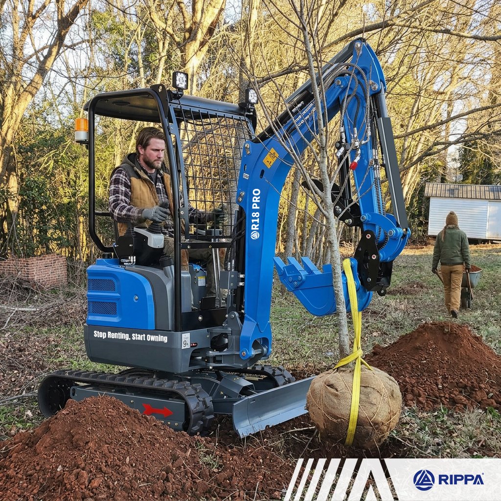 RippaMachinery's tweet photo. Planting a tree by hand can be slow and exhausting.
Change the approach, and the whole process becomes faster, cleaner, and easier to manage.
Same project. Better experience.

MakeHomeHappy.
#RIPPA #TreePlanting #BackyardProject https://t.co/QJlKsIWa2d