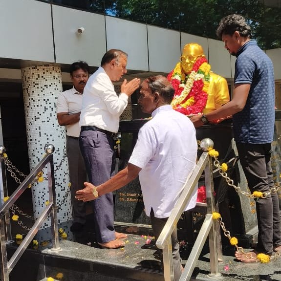 FCI_TamilNadu's tweet image. Honouring the legacy of Dr. B. R. Ambedkar on his Birth Anniversary.
GM, FCI Regional Office Chennai &amp;amp; all offices under RO Chennai paid tribute to the architect of the Constitution, reaffirming our commitment to equality, justice &amp;amp; inclusivity.

#AmbedkarJayanti #FCI #Equality