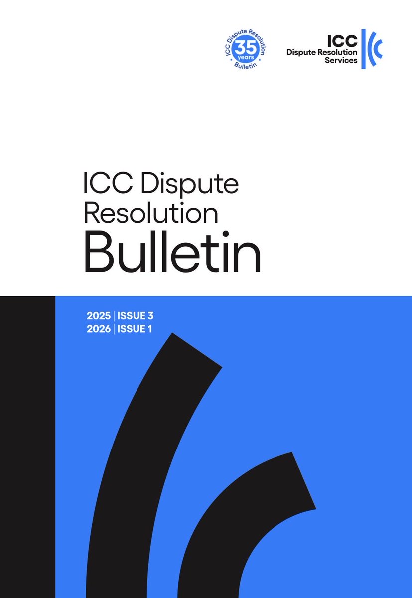 AldreesPartners's tweet photo. One of the most important #ICC #arbitration reads of the year has just been released.

The ICC Dispute Resolution Bulletin ( 35th Anniversary Edition - 2025 Issue 3 / 2026 Issue 1) is worth reading for anyone working in international arbitration.

A worth reading include Japanese court decisions confirming a clear pro-arbitration approach. P.21

Also, a key highlight is the #SAUDI-related case, Tecnicas Reunidas Saudia for Services & Contracting Co. Ltd v. Petroleum Chemicals and Mining Company Ltd, addressing whether the parties had agreed to ICC arbitration or ad hoc arbitration. I will leave the answer for you to read ....:) P.35

Download the publication (268 pages) here

https://t.co/4X39y7JQjq
