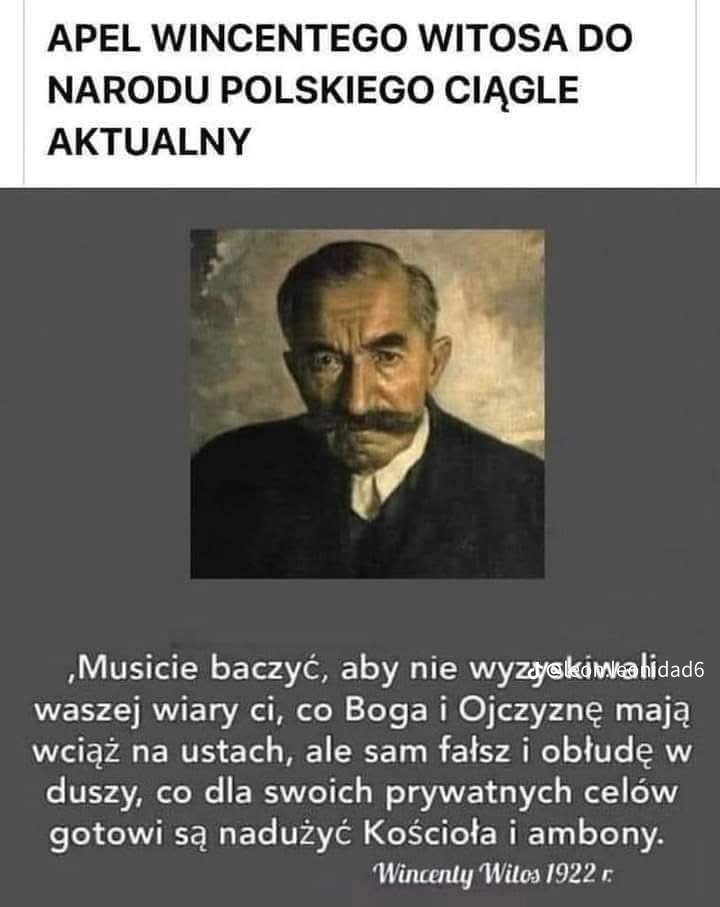Polacy, najwyższy czas, abyśmy byli mądrzy przed szkodą‼️‼️‼️
 Niech wiara, nie przesłania nam rozumu‼️‼️‼️