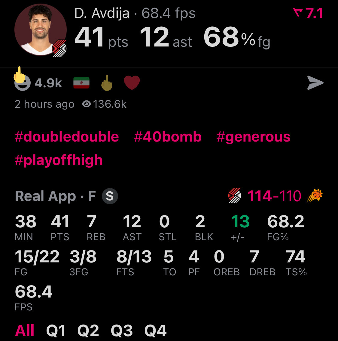 Players Choice tweet media