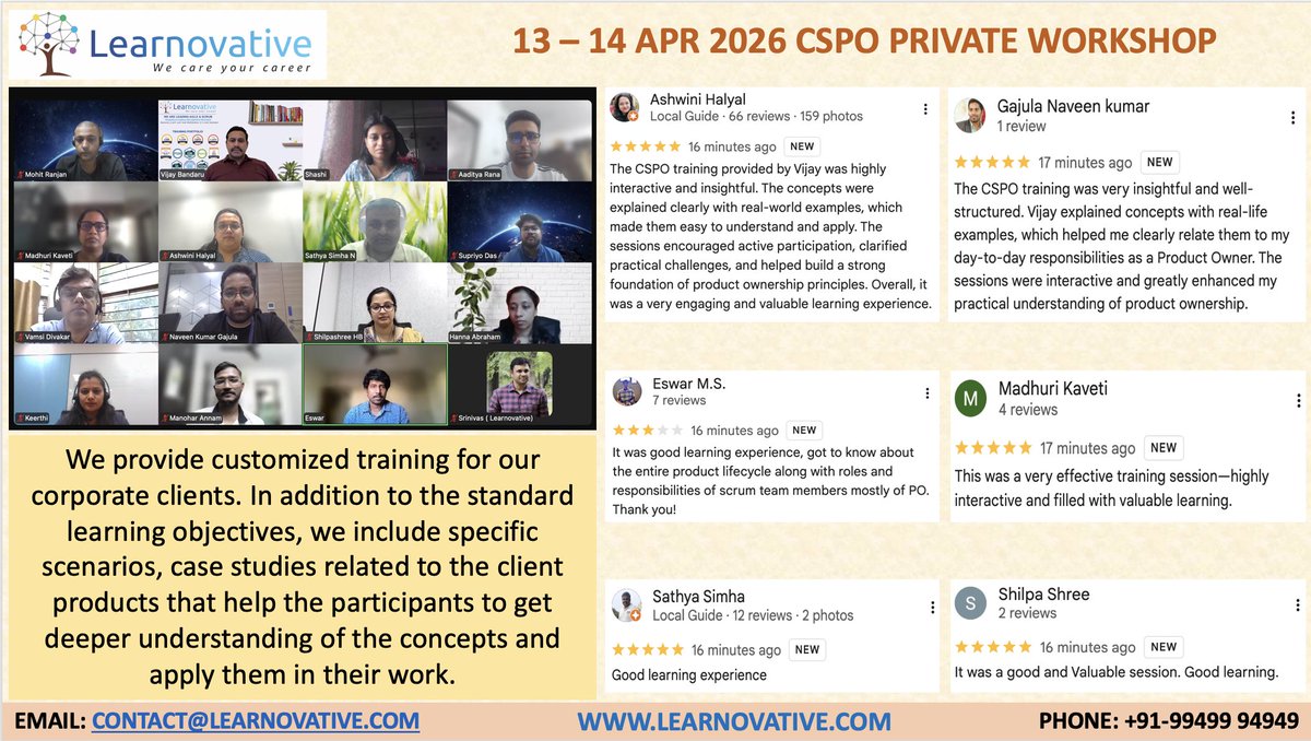 Learnovative tweet picture