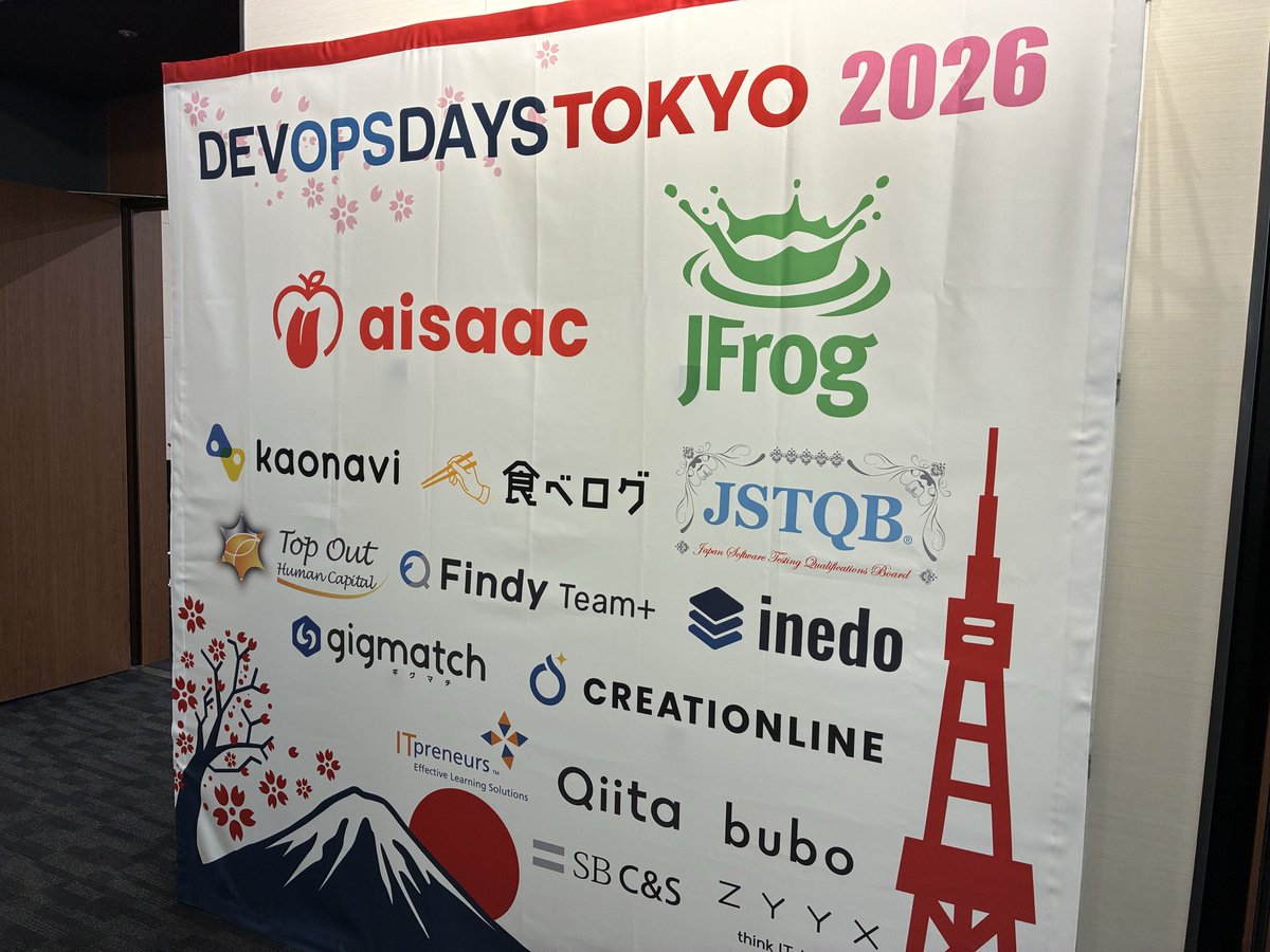 sue738's tweet photo. DevOpsDaysTokyoに来ました。この後話します！
#devopsdays https://t.co/ywINIGEDLC