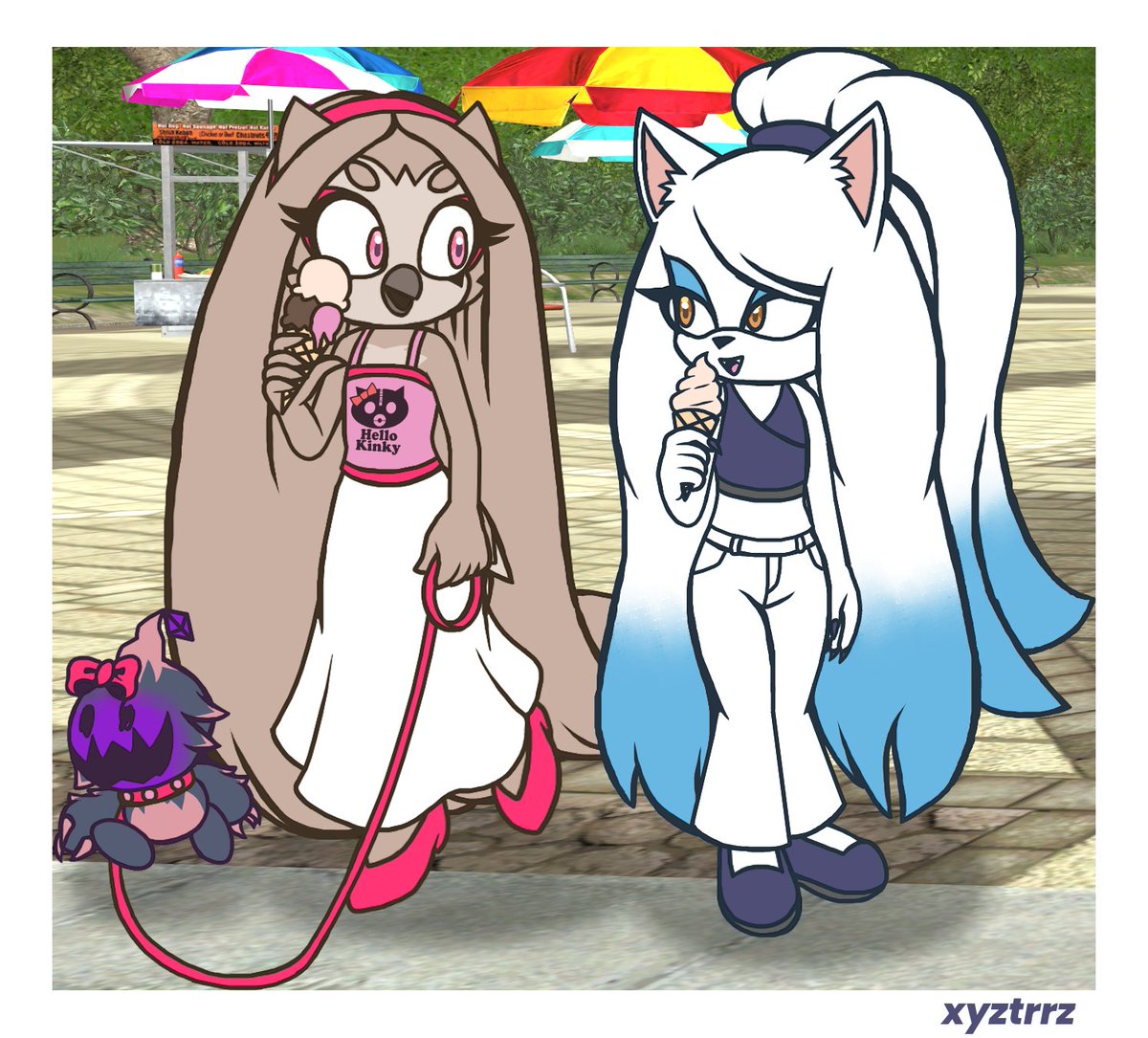 xyztrrz's tweet image. More Veil content :) 🦉🩷

Chakram and Makami belong to @KizunaDragon15 

#SonicTheHedgehog #sonicfanart