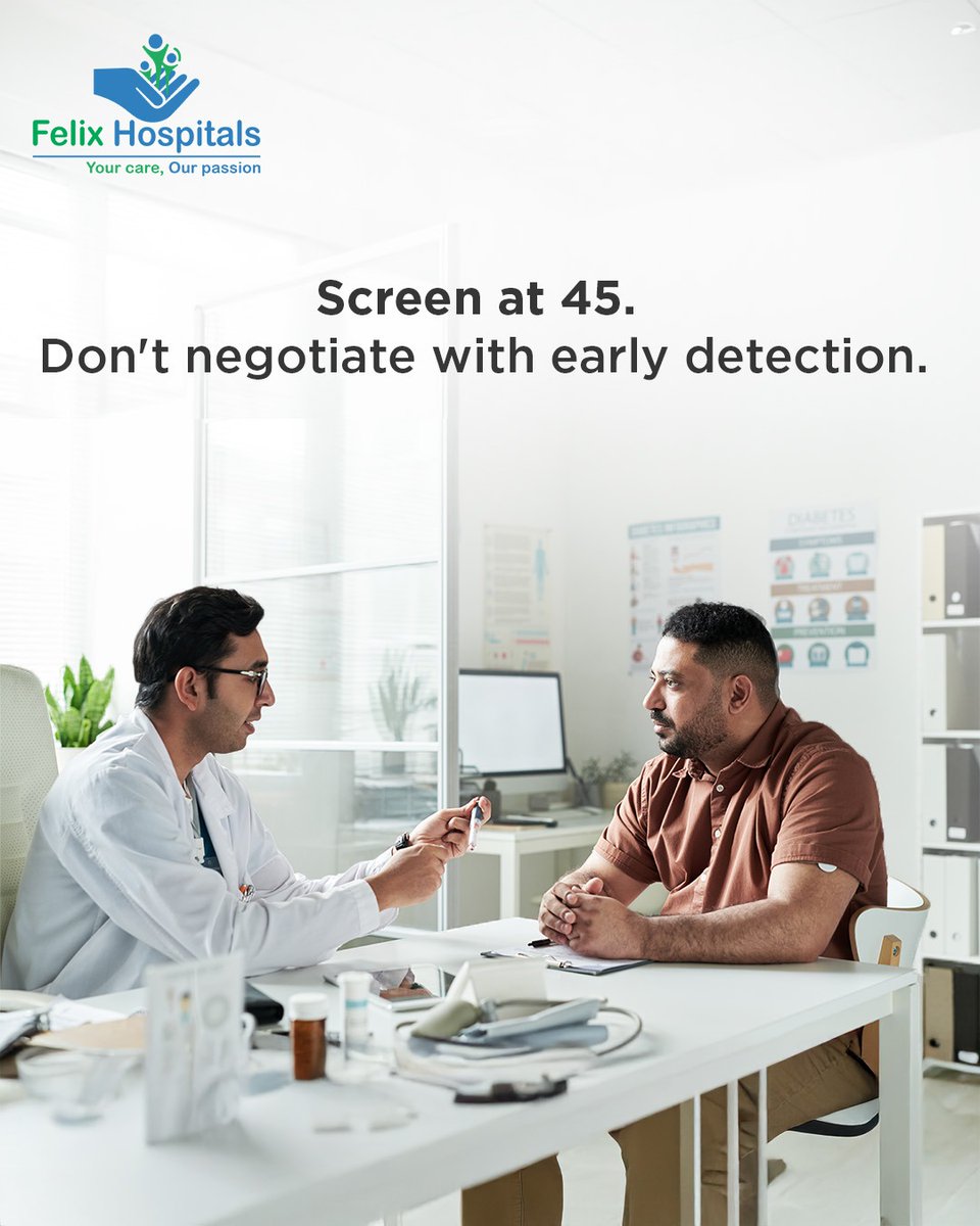 WellnessFelix's tweet image. Don’t ignore persistent changes in bowel habits—it could be more than just a minor issue.
Early screening for Colorectal Cancer can help detect problems sooner and improve outcomes.

#ColorectalCancer #CancerAwareness #EarlyDetection #BowelHealth #StayHealthy #FelixHospital