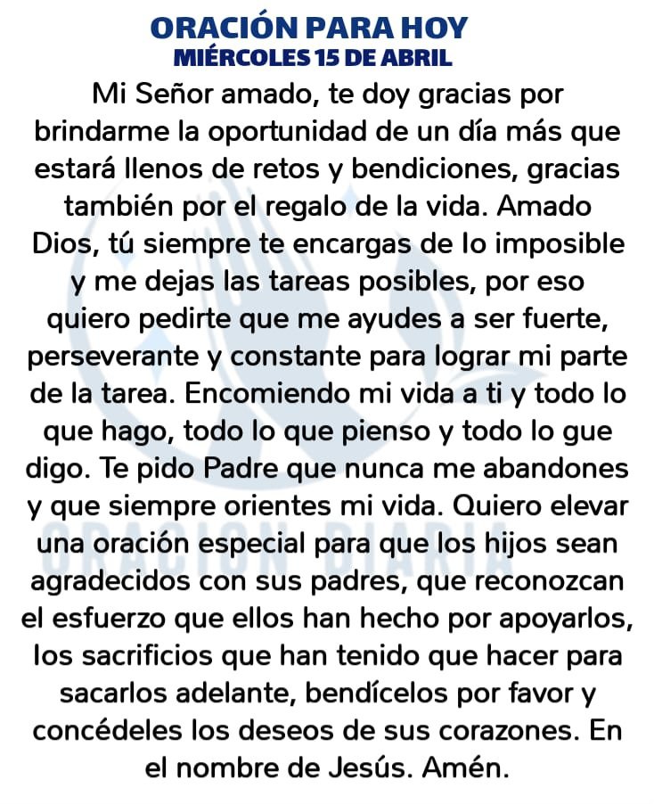 Oración Diaria®™ tweet media