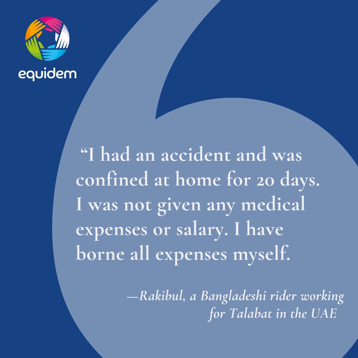 Equidem.org tweet media
