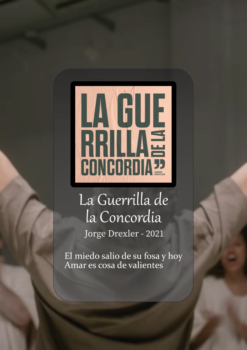 GodzukyTH's tweet photo. Canción del día supreme no. 1
La Guerrilla de la Concordia - Jorge Drexler

https://t.co/t7eN2elUHz https://t.co/H8eGZkQqEc