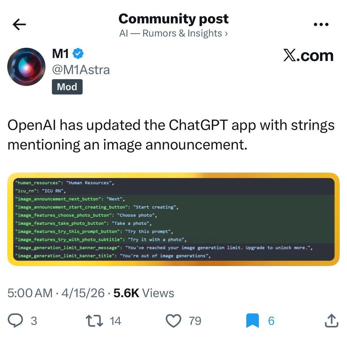 testingcatalog's tweet image. OpenAI is preparing Image v2 for the upcoming release as new strings have surfaced on its mobile app. 

Image v2 models are also being tested on LM Arena again. 

Soon 👀