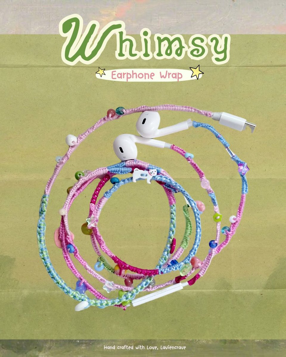 qluish's tweet photo. wrap your earphones in the cutest way possible 🎧✨ https://t.co/LHzHBCApAj