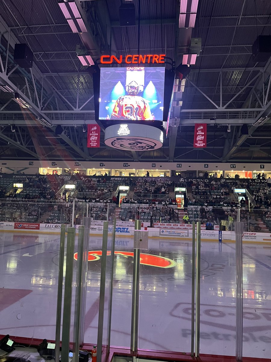 EducationUnbc's tweet photo. Yup. You’ve got it. Classes are over and some #UNBCED teacher candidates end the term with a Cougars Game. Game 3. Go cougars Go!! https://t.co/nKAsUN0rhn