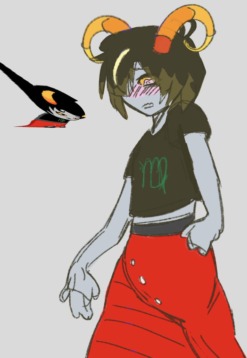 yunaailos's tweet photo. Hhelloโฆmy troll oc his name is verlin armani..uh ..heh
#hstwt #homestuck #trolloc #homestucktroll https://t.co/RbkIWGft0H